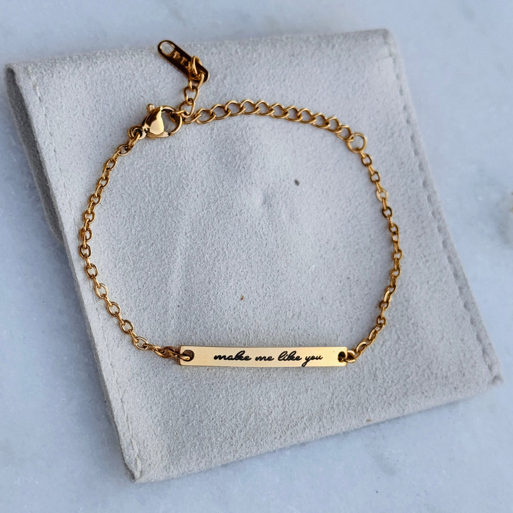 Make Me Like You Bar Bracelet